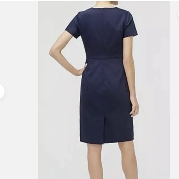 J. Crew Navy Blue Dress - Picture 2 of 3